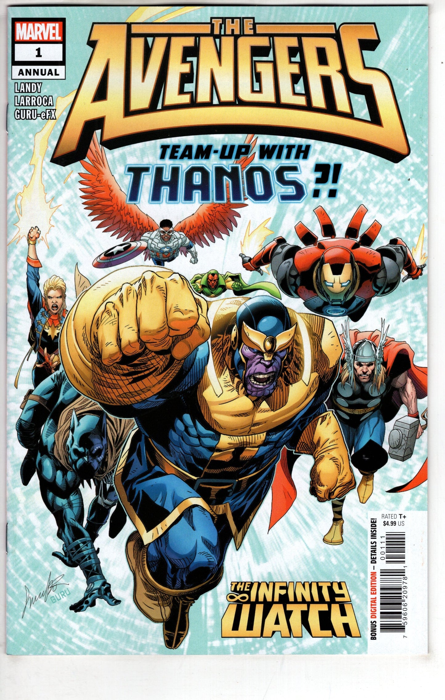 MARVEL PRH COMIC BOOK AVENGERS ANNUAL #1