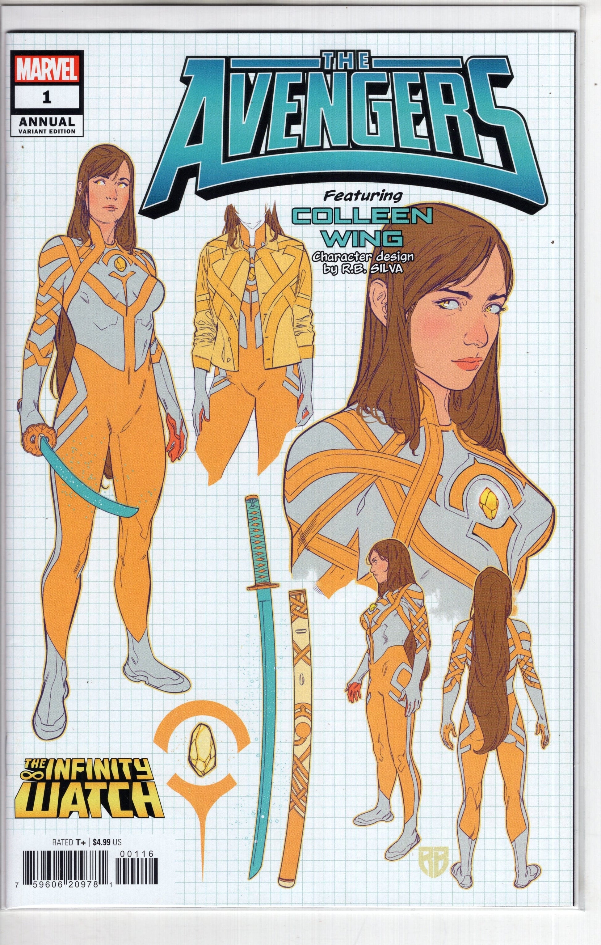 MARVEL PRH COMIC BOOK Avengers Annual #1 R.B. Silva Spoiler Design Variant