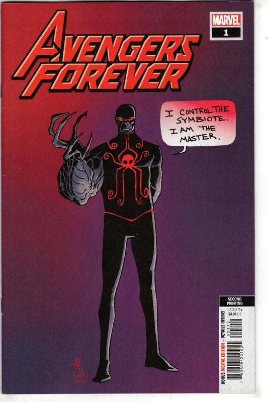 MARVEL PRH COMIC BOOK Avengers Forever #1 2ND Printing Kuder Variant