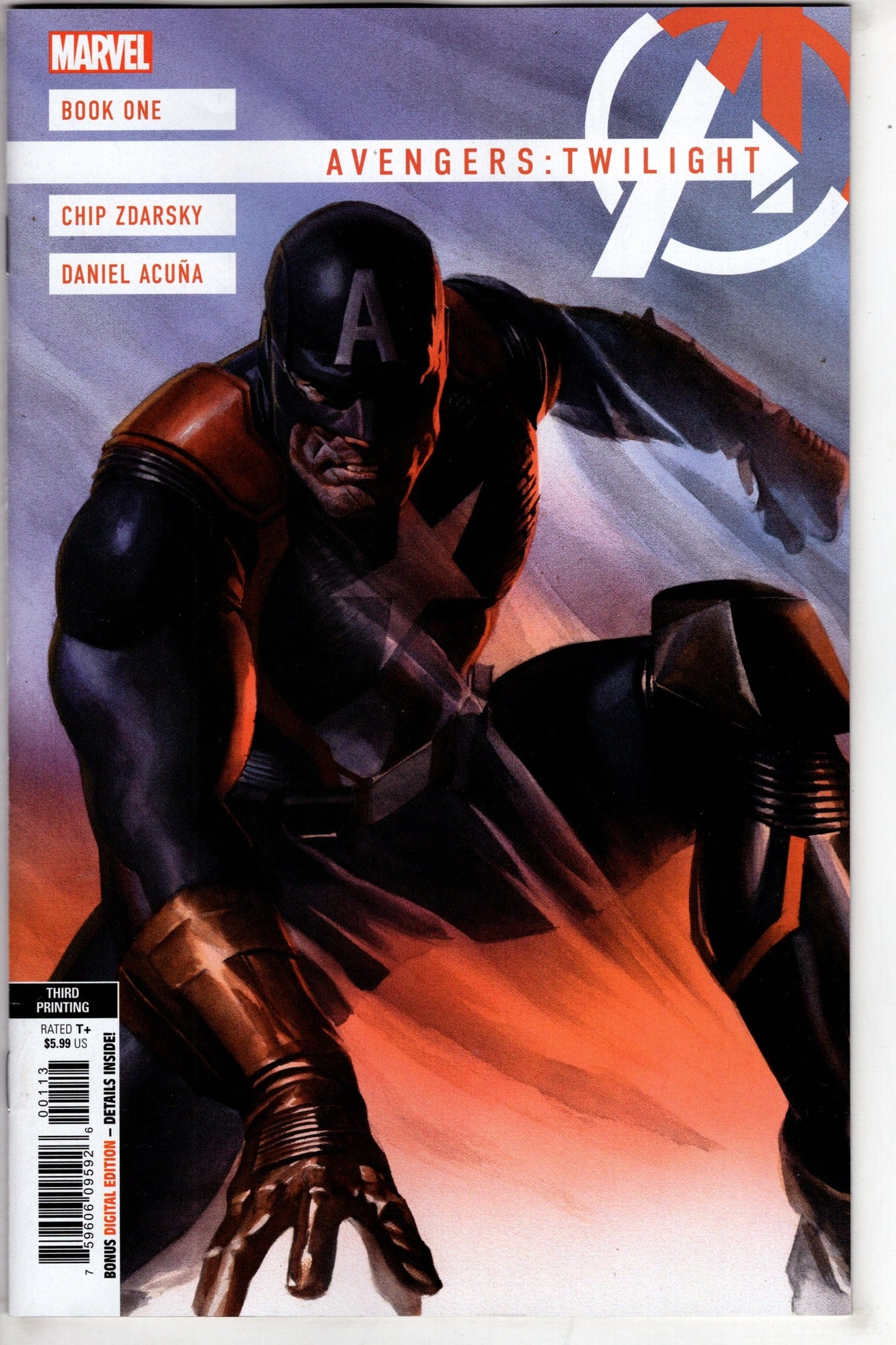 MARVEL PRH COMIC BOOK AVENGERS TWILIGHT #1 3RD PTG ALEX ROSS VARIANT