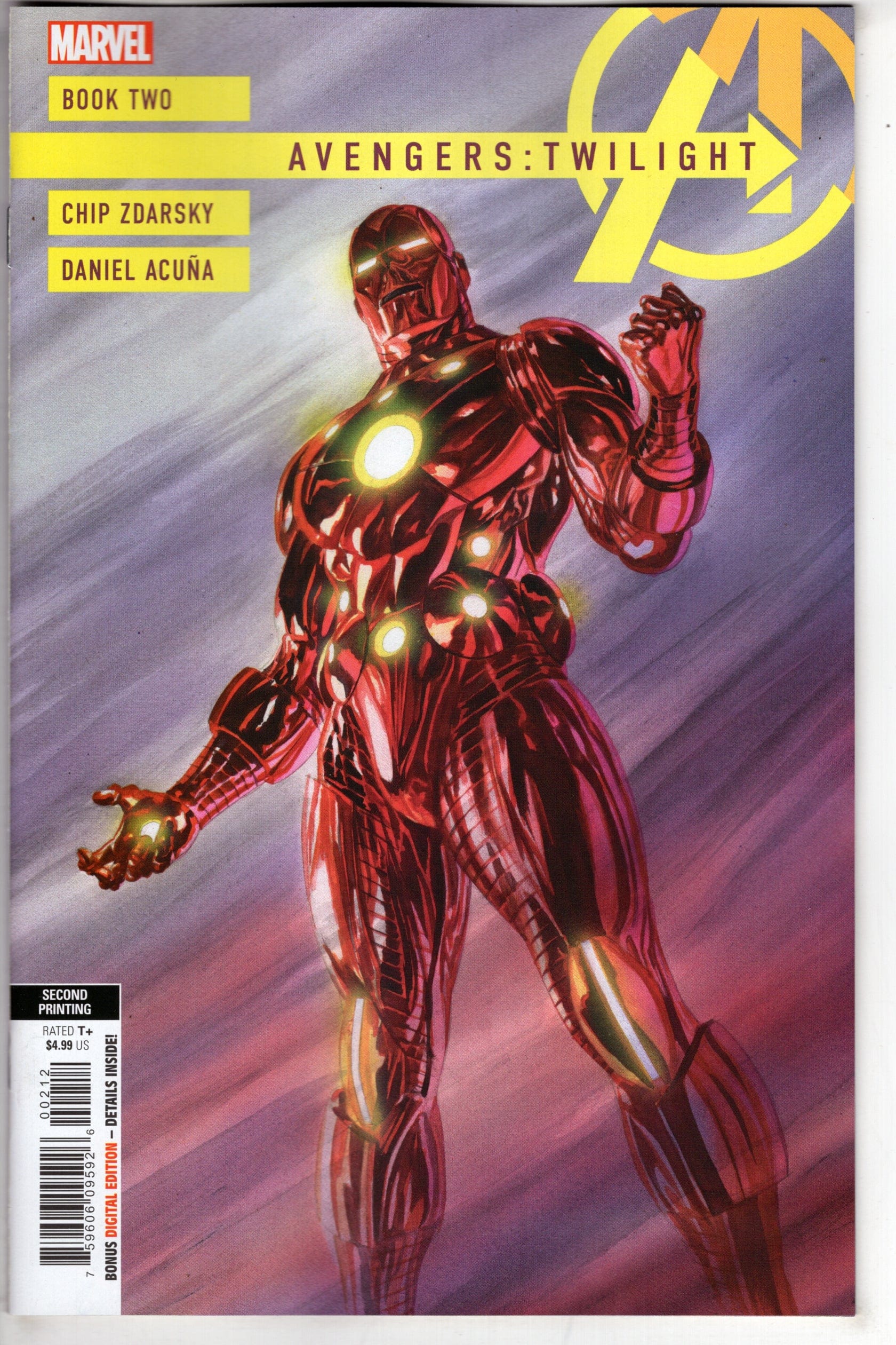 MARVEL PRH COMIC BOOK AVENGERS TWILIGHT #2 2ND PTG ALEX ROSS VAR