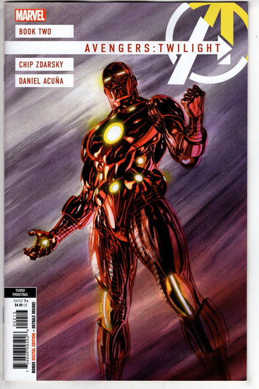 MARVEL PRH COMIC BOOK AVENGERS TWILIGHT #2 3RD PTG ALEX ROSS VARIANT