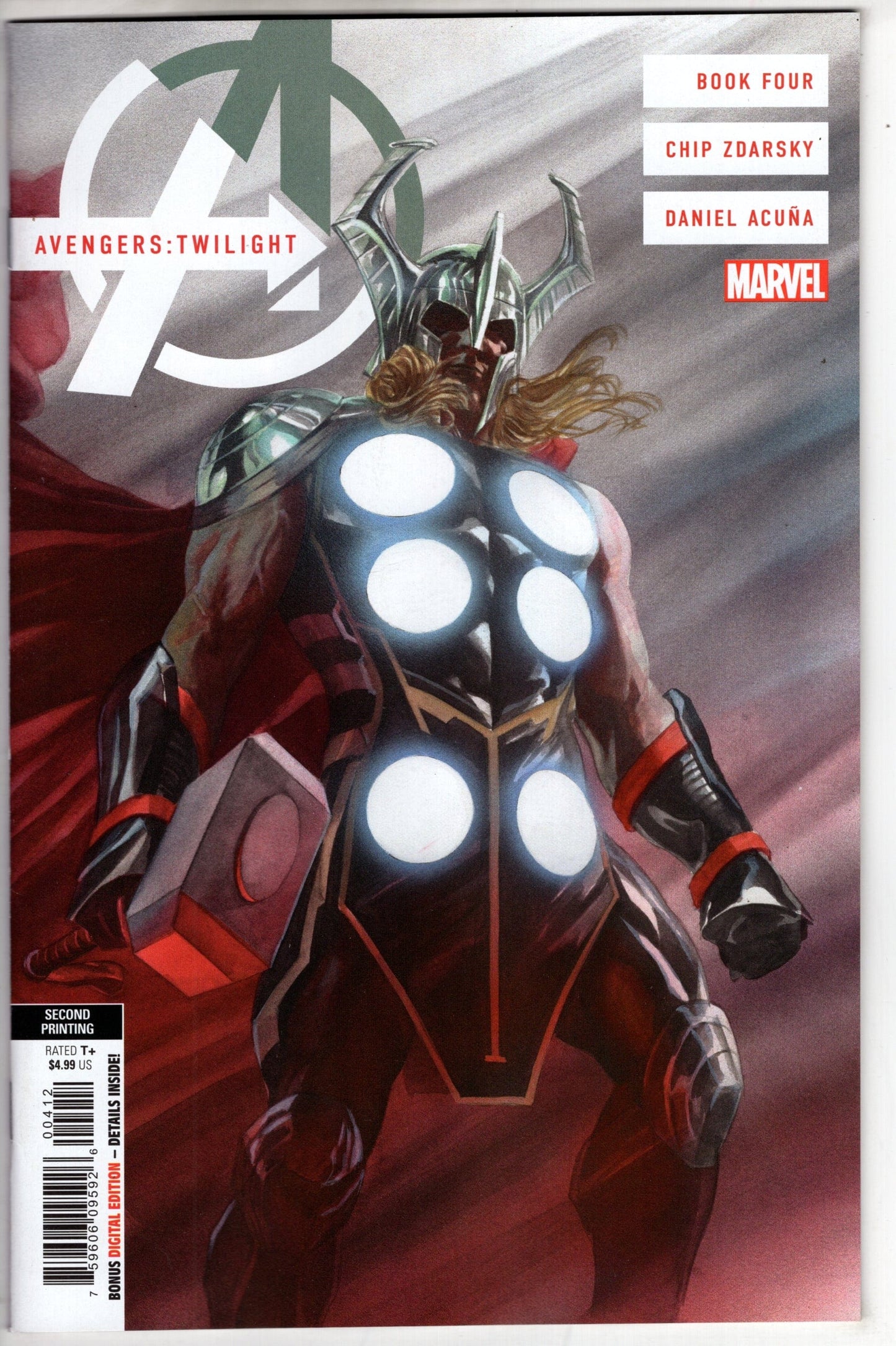MARVEL PRH COMIC BOOK AVENGERS TWILIGHT #4 2ND PTG ALEX ROSS VAR