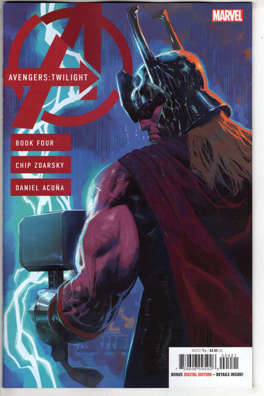 MARVEL PRH COMIC BOOK AVENGERS TWILIGHT #4 DANIEL ACUNA VAR