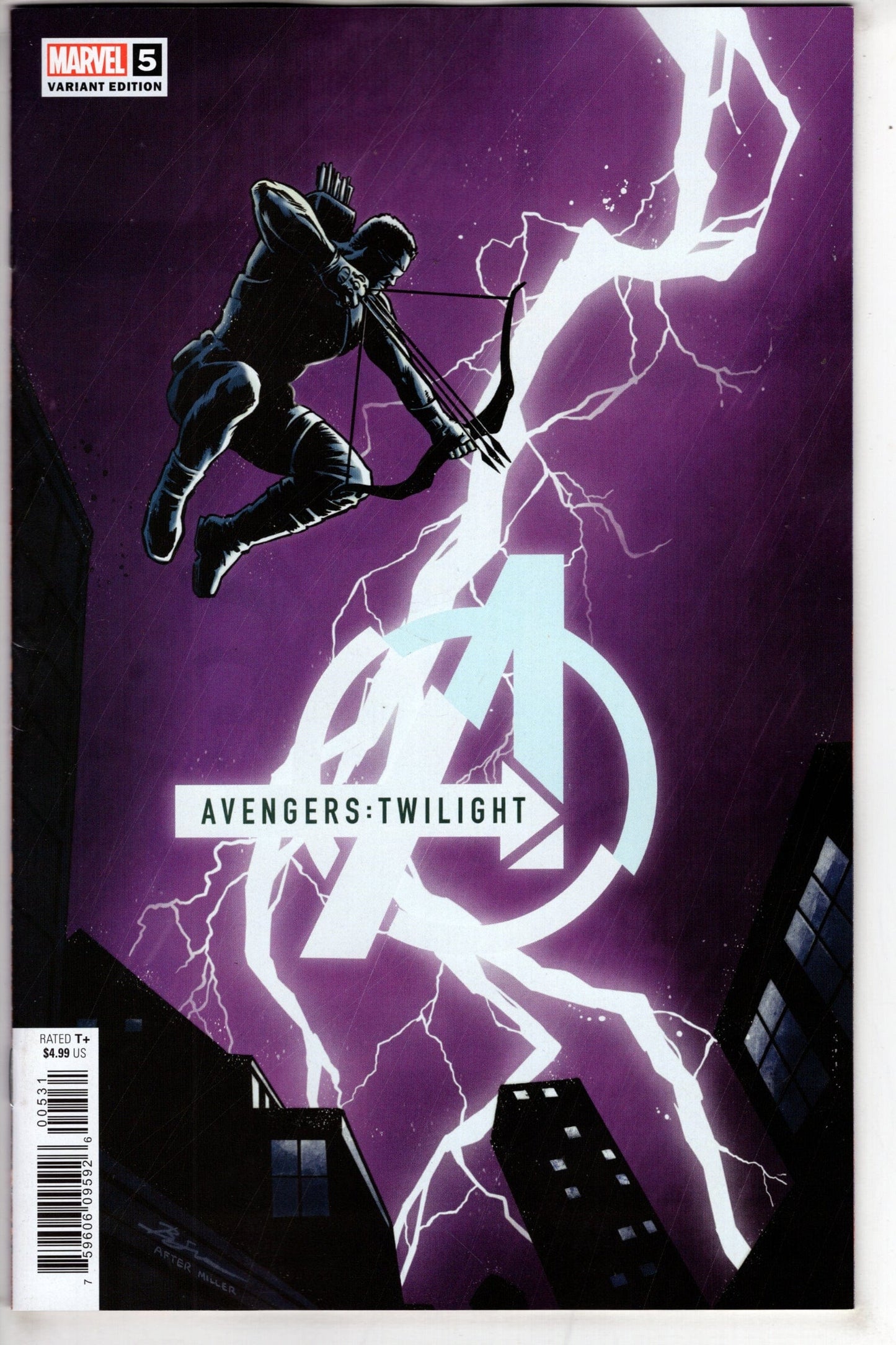 MARVEL PRH COMIC BOOK AVENGERS TWILIGHT #5 BEN SU LIGHTNING BOLT VARIANT