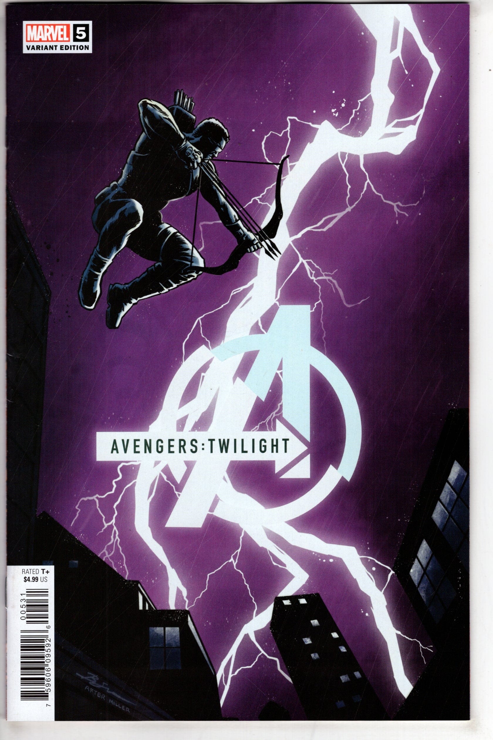 MARVEL PRH COMIC BOOK AVENGERS TWILIGHT #5 BEN SU LIGHTNING BOLT VARIANT