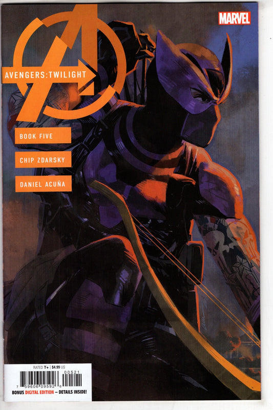 MARVEL PRH COMIC BOOK AVENGERS TWILIGHT #5 DANIEL ACUNA VARIANT