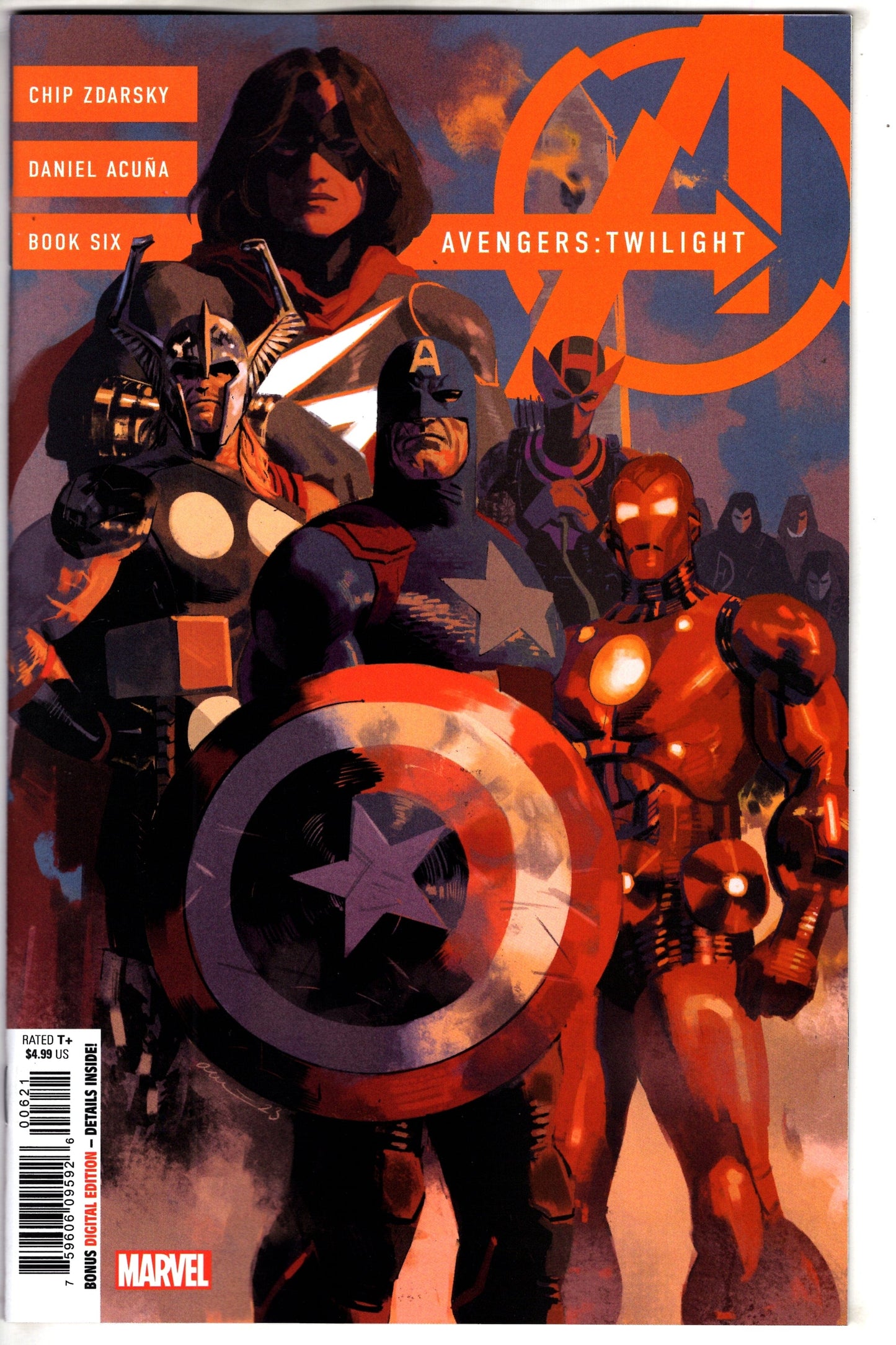 MARVEL PRH COMIC BOOK AVENGERS TWILIGHT #6 DANIEL ACUNA CVR