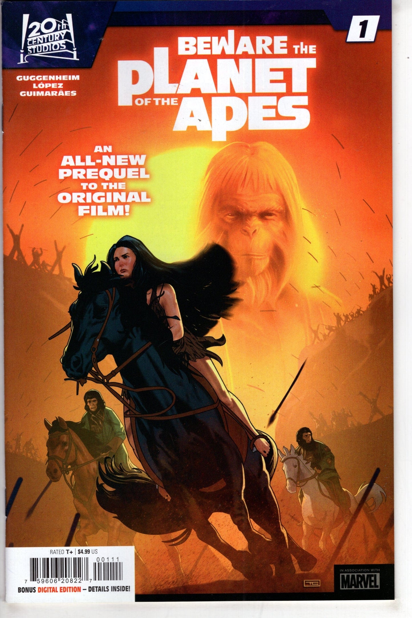 MARVEL PRH COMIC BOOK BEWARE THE PLANET OF THE APES #1