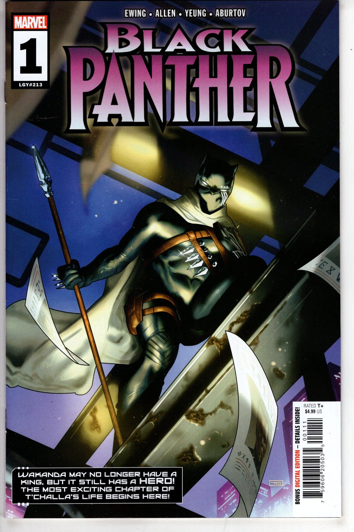 MARVEL PRH COMIC BOOK BLACK PANTHER #1