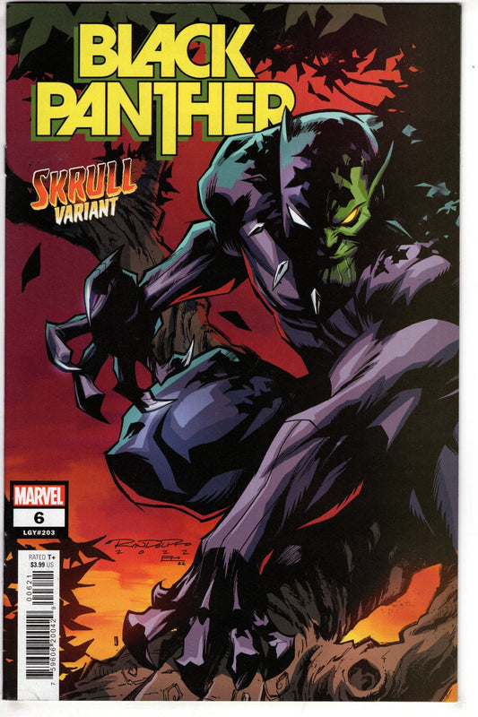 MARVEL PRH COMIC BOOK BLACK PANTHER #6 RANDOLPH SKRULL VARIANT