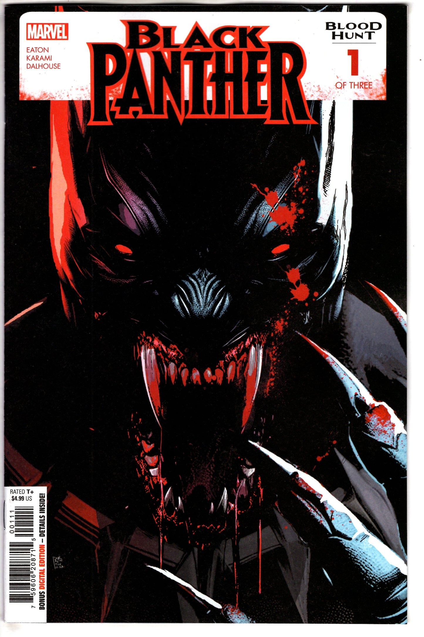MARVEL PRH COMIC BOOK BLACK PANTHER BLOOD HUNT #1