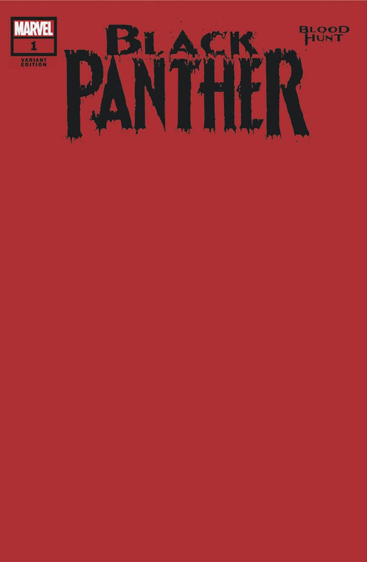 MARVEL PRH COMIC BOOK BLACK PANTHER BLOOD HUNT #1 BLOOD RED BLANK VAR