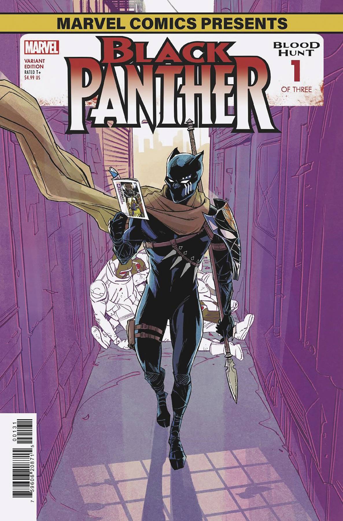 MARVEL PRH COMIC BOOK BLACK PANTHER BLOOD HUNT #1 WU MARVEL COMICS PRESENTS VAR