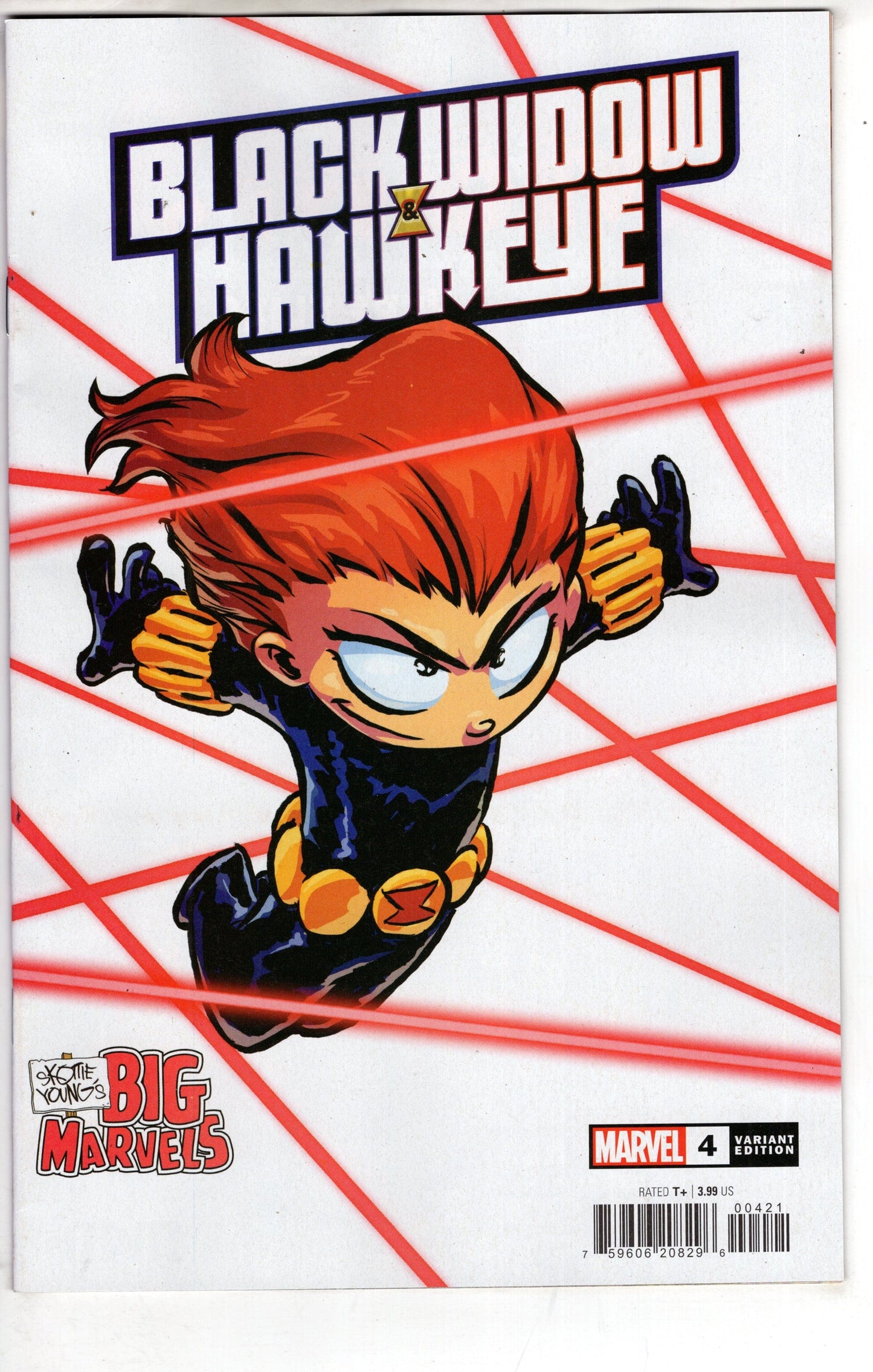 MARVEL PRH COMIC BOOK BLACK WIDOW AND HAWKEYE #4 SKOTTIE YOUNG BIG MARVEL VARIANT