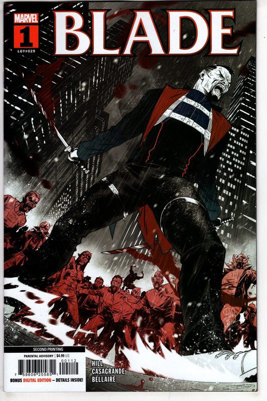 MARVEL PRH COMIC BOOK BLADE #1 2ND PTG ELENA CASAGRANDE VAR