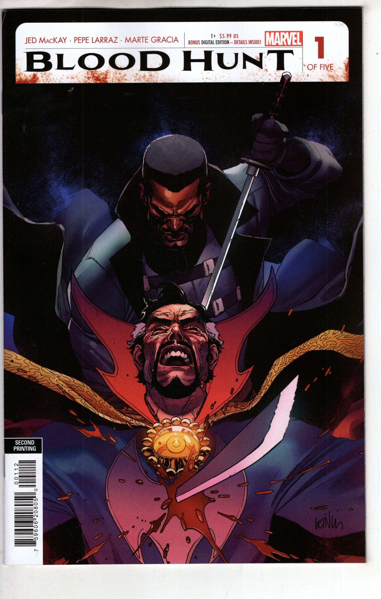 MARVEL PRH COMIC BOOK BLOOD HUNT #1 (OF 5) 2ND PTG LEINIL YU VAR