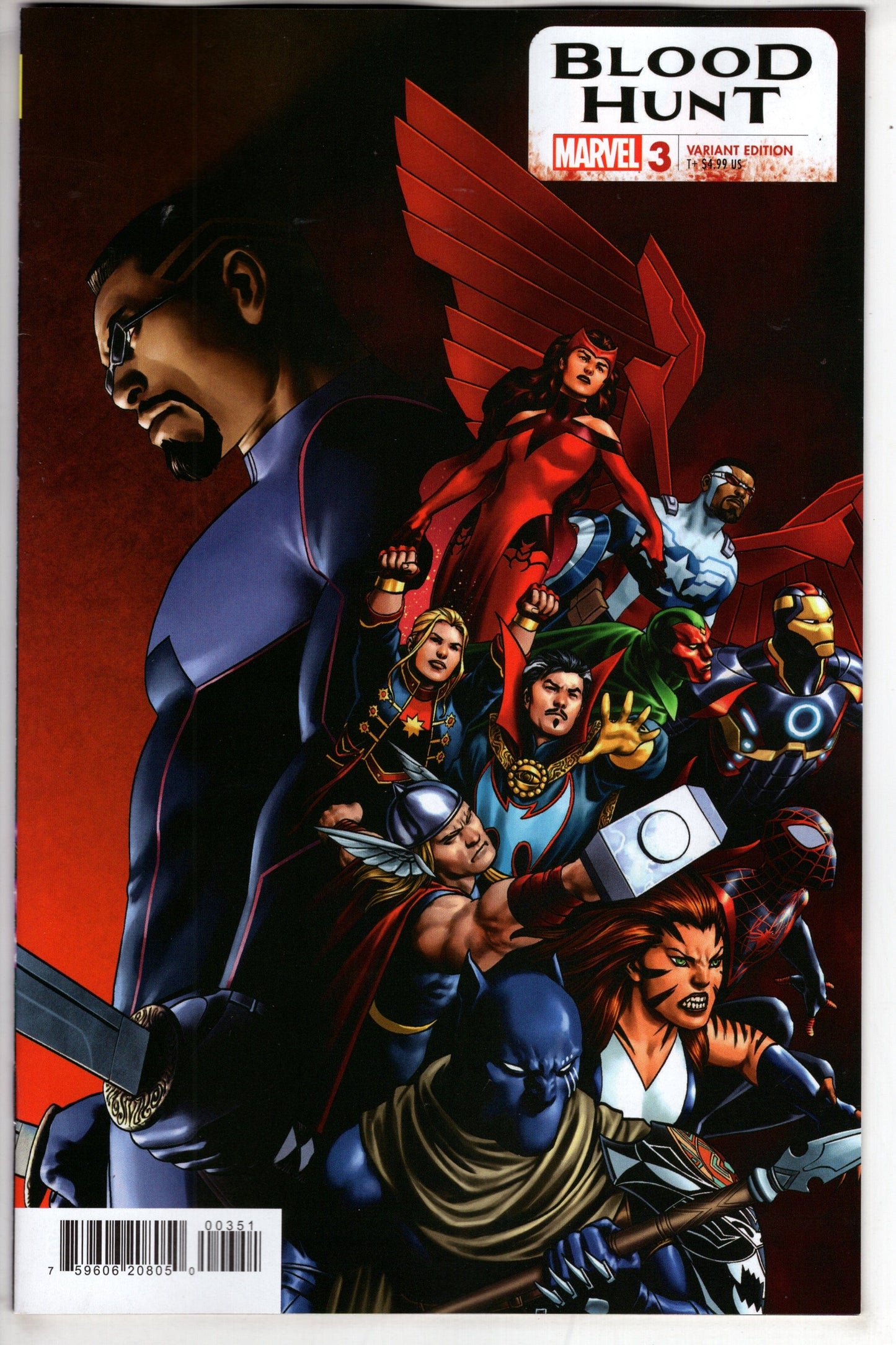 MARVEL PRH COMIC BOOK BLOOD HUNT #3 JESUS SAIZ VAR
