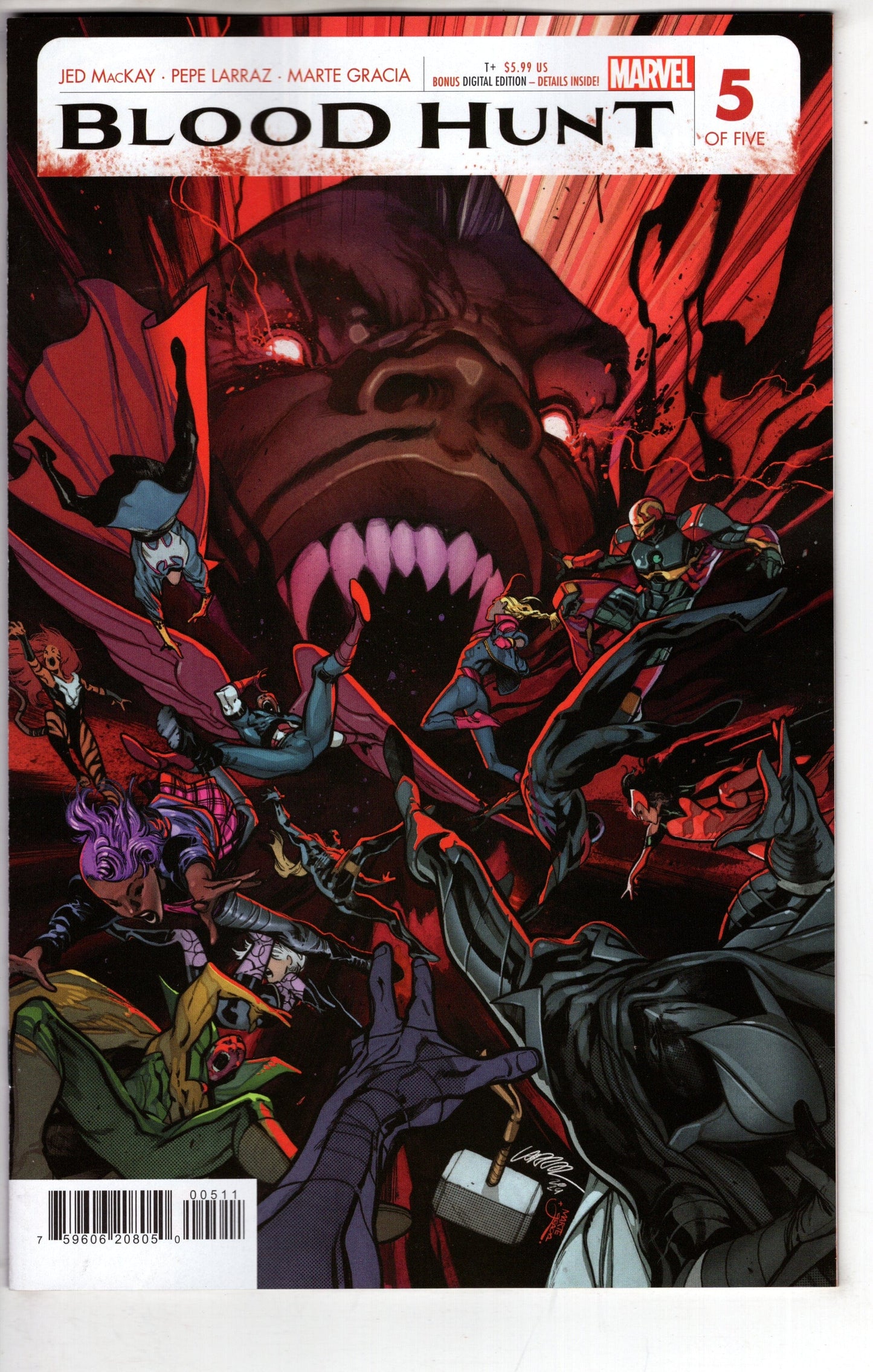 MARVEL PRH COMIC BOOK BLOOD HUNT #5
