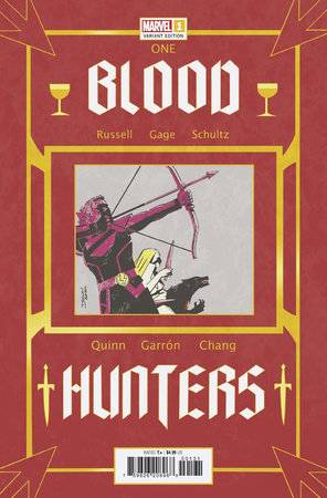 MARVEL PRH COMIC BOOK BLOOD HUNTERS #1 DECLAN SHALVEY BOOK CVR VAR