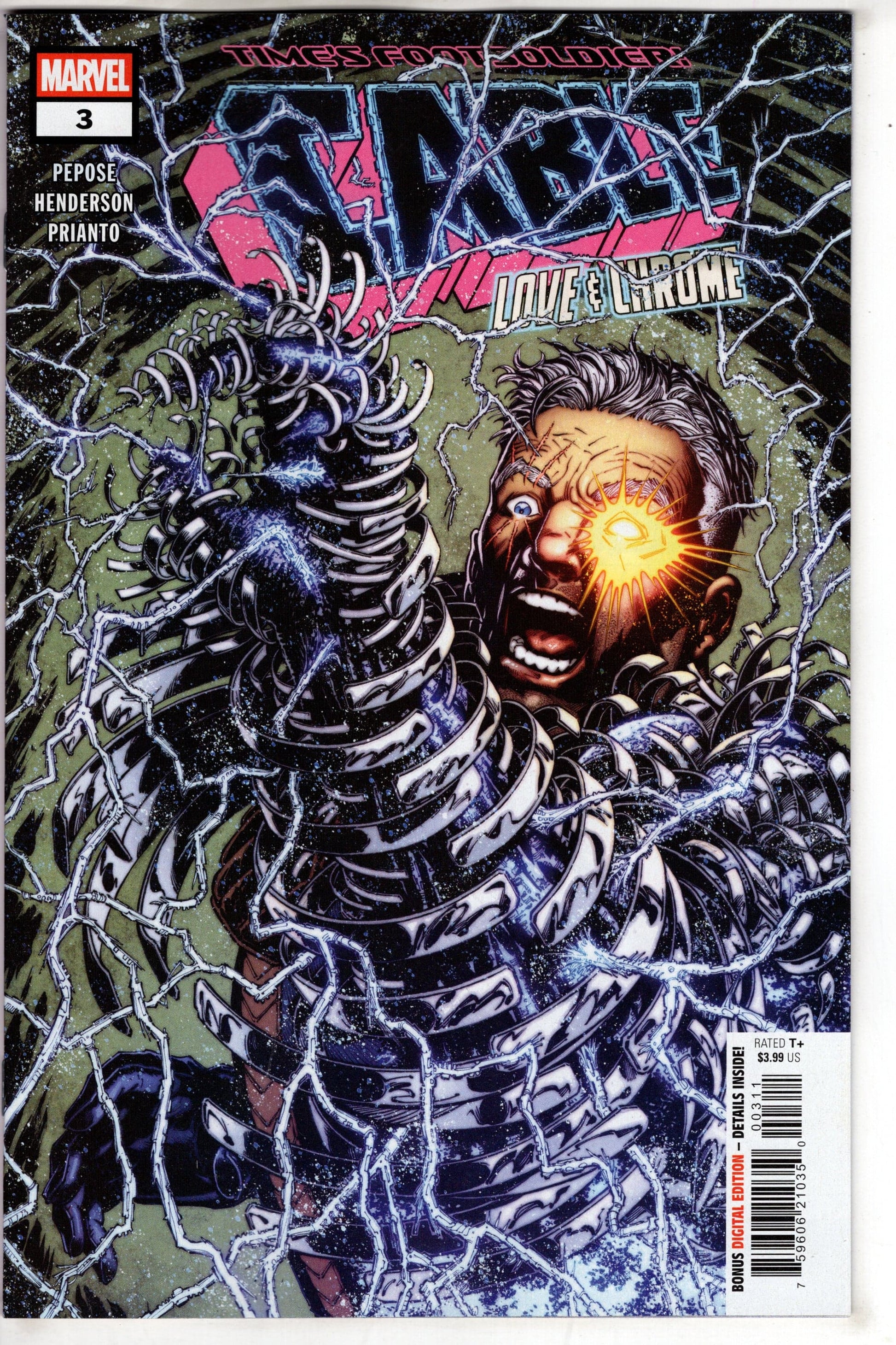 MARVEL PRH COMIC BOOK CABLE LOVE AND CHROME #3 (OF 5)