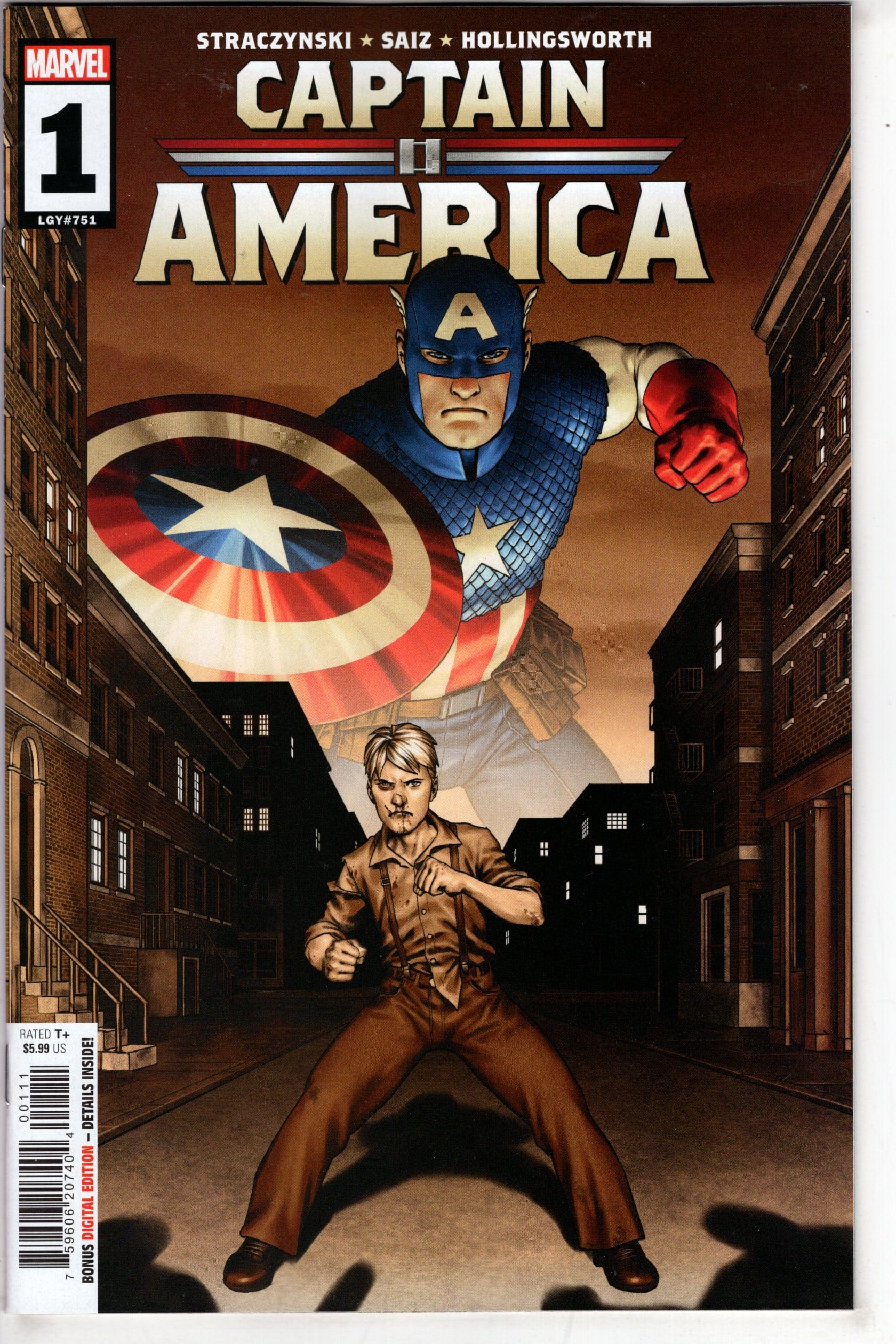 MARVEL PRH COMIC BOOK CAPTAIN AMERICA #1