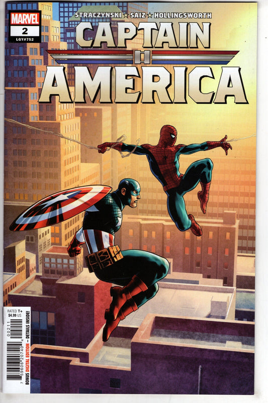 MARVEL PRH COMIC BOOK CAPTAIN AMERICA #2