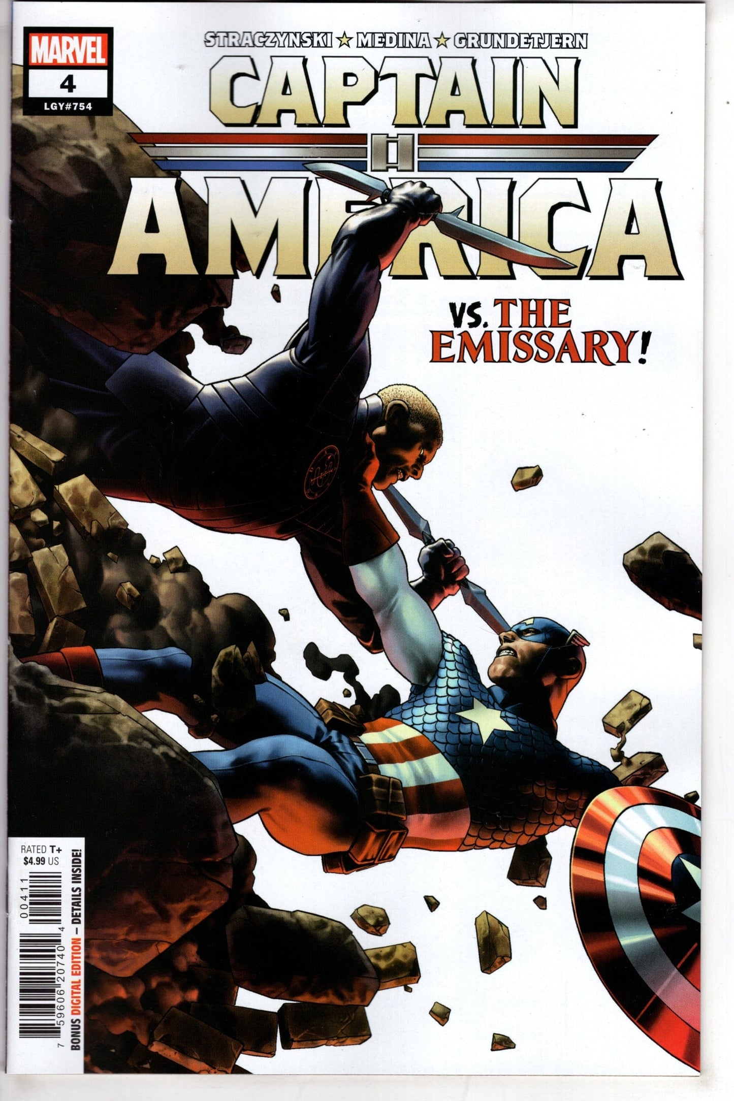 MARVEL PRH COMIC BOOK CAPTAIN AMERICA #4