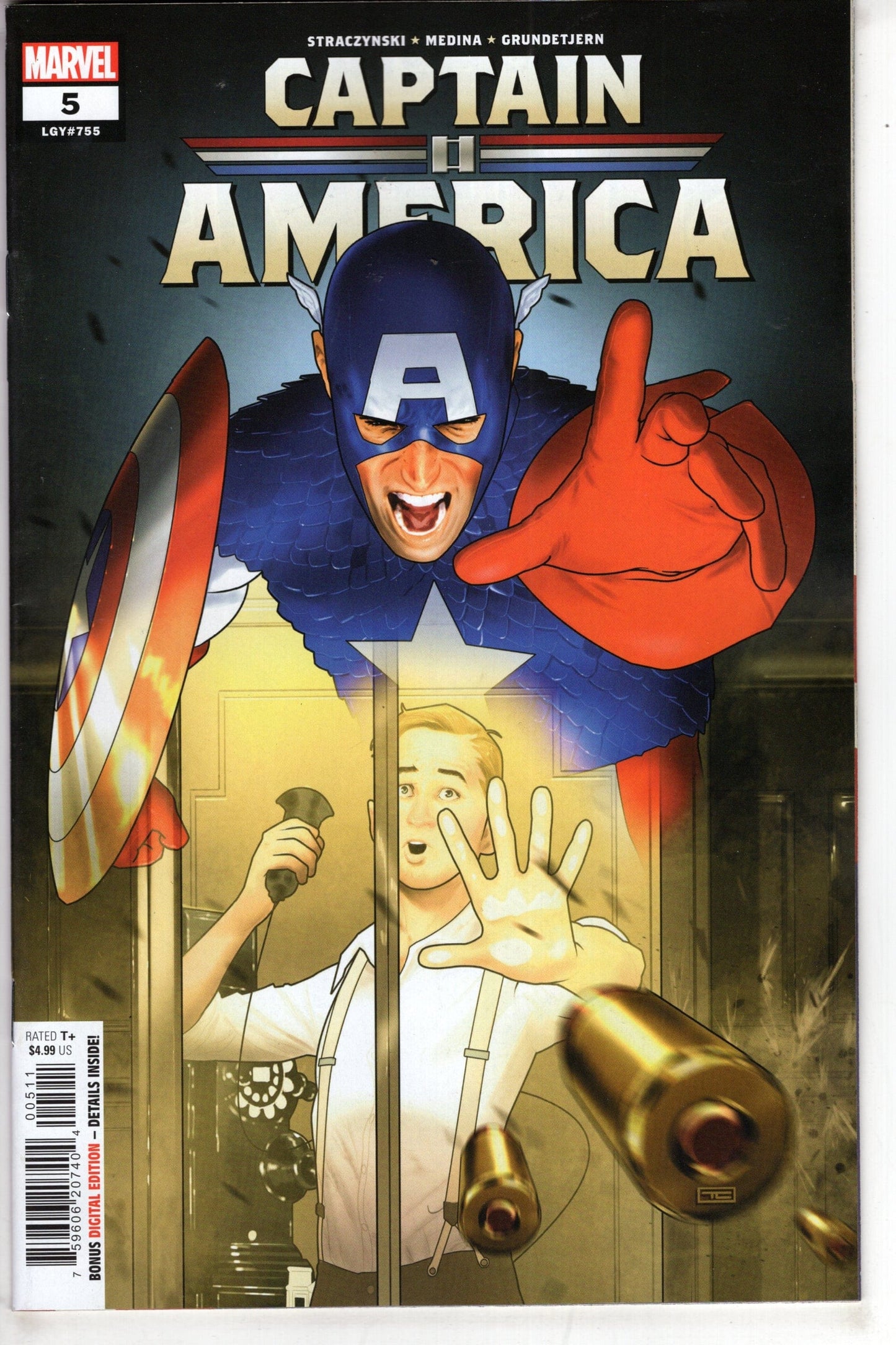 MARVEL PRH COMIC BOOK CAPTAIN AMERICA #5