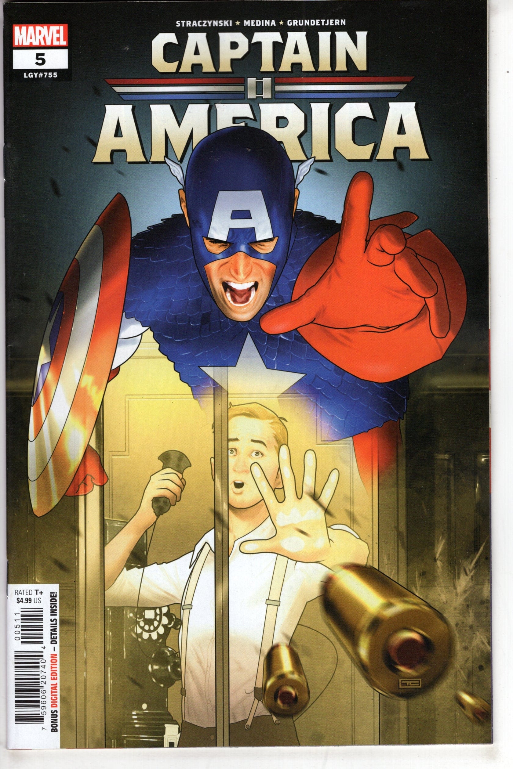 MARVEL PRH COMIC BOOK CAPTAIN AMERICA #5