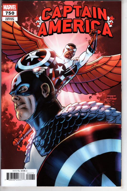 MARVEL PRH COMIC BOOK CAPTAIN AMERICA #750 JOHN CASSADAY RED VAR