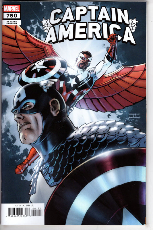 MARVEL PRH COMIC BOOK CAPTAIN AMERICA #750 JOHN CASSADAY WHITE VAR