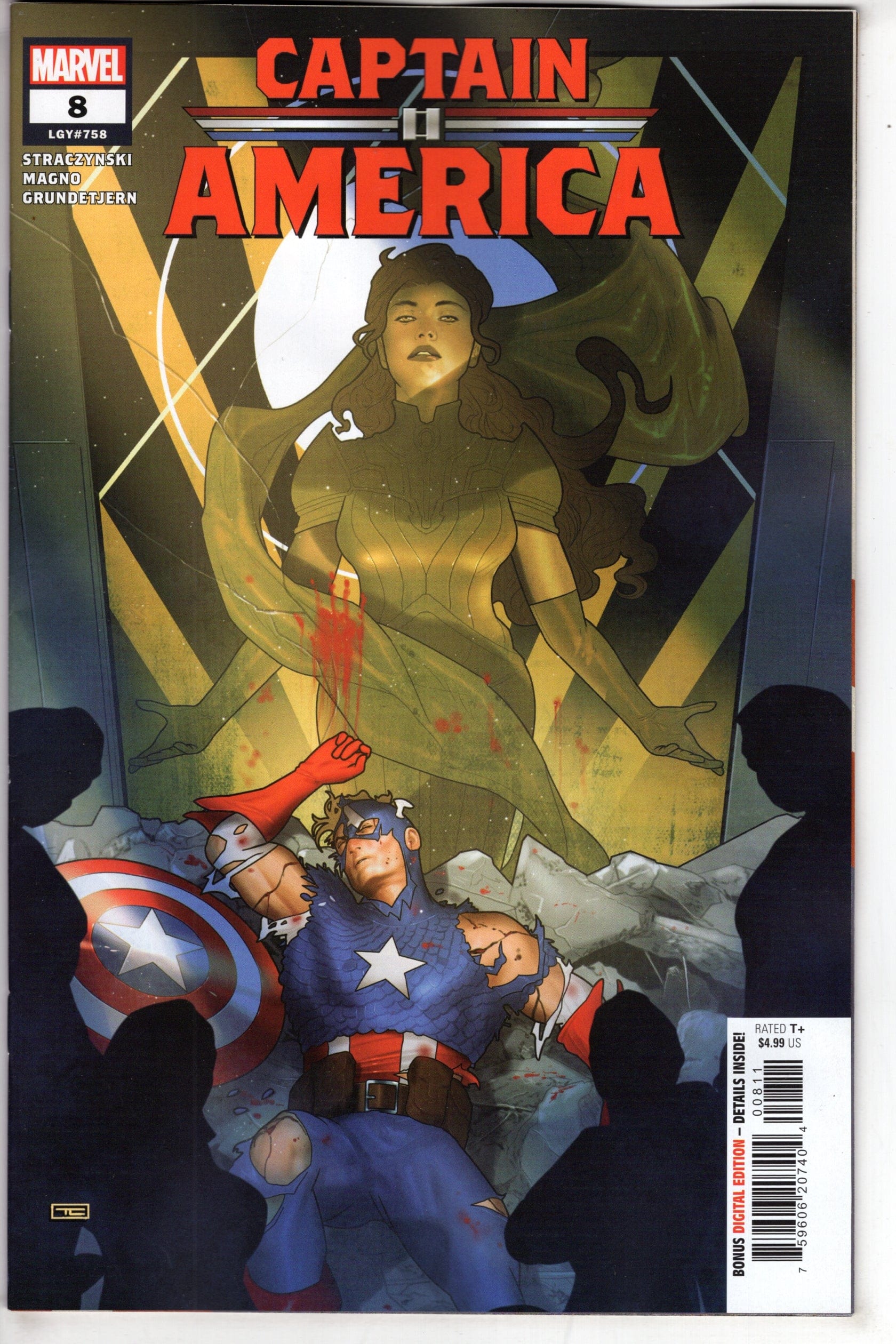 MARVEL PRH COMIC BOOK CAPTAIN AMERICA #8