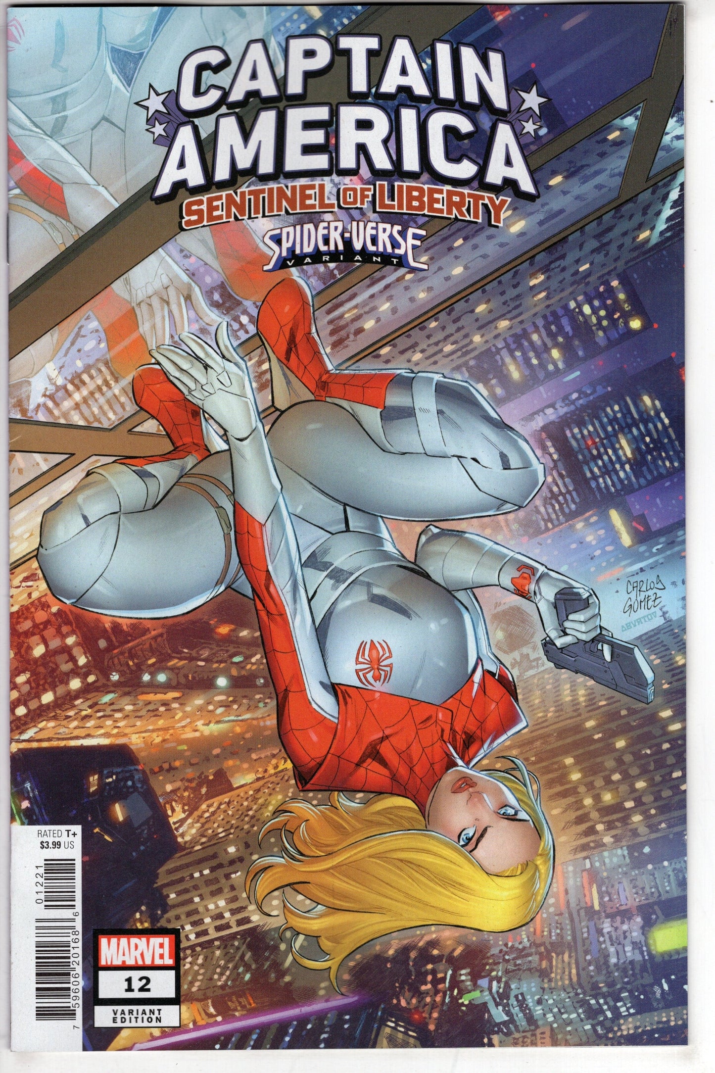 MARVEL PRH COMIC BOOK CAPTAIN AMERICA SENTINEL OF LIBERTY #12 CARLOS GOMEZ SPIDER-