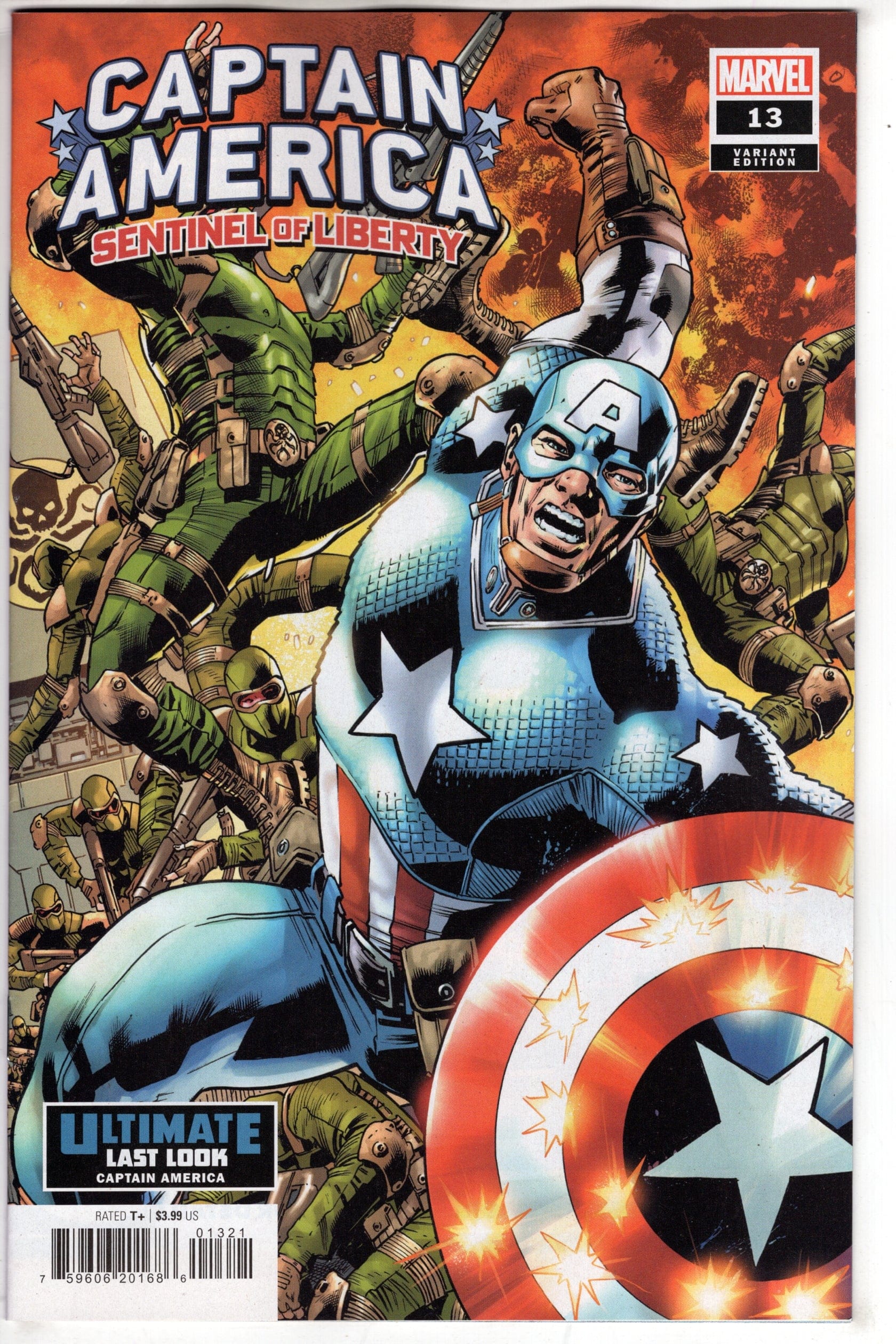 MARVEL PRH COMIC BOOK CAPTAIN AMERICA SENTINEL OF LIBERTY #13 HITCH ULT LAST LOOK