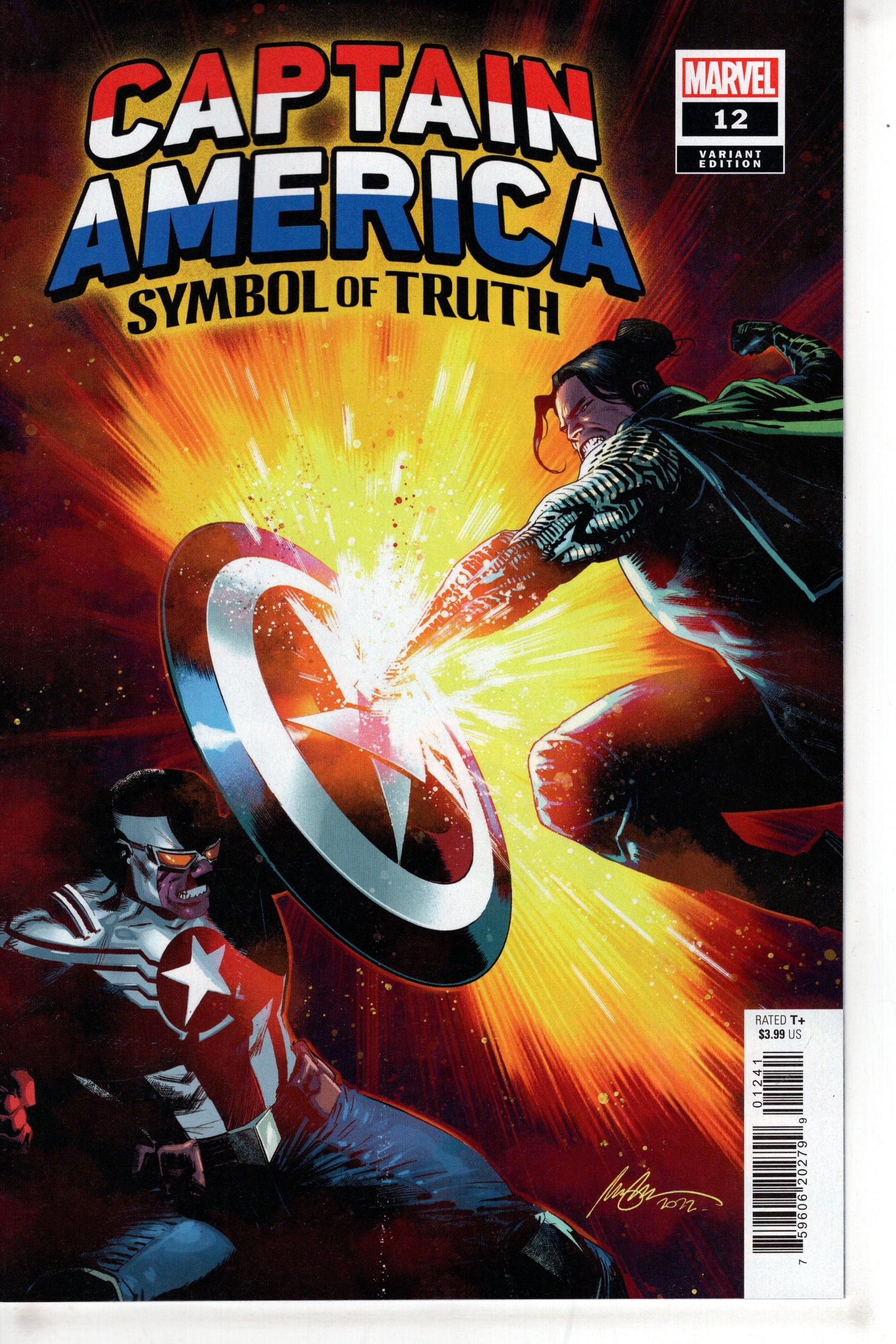 MARVEL PRH COMIC BOOK CAPTAIN AMERICA SYMBOL OF TRUTH #12 ALBUQUERQUE VAR