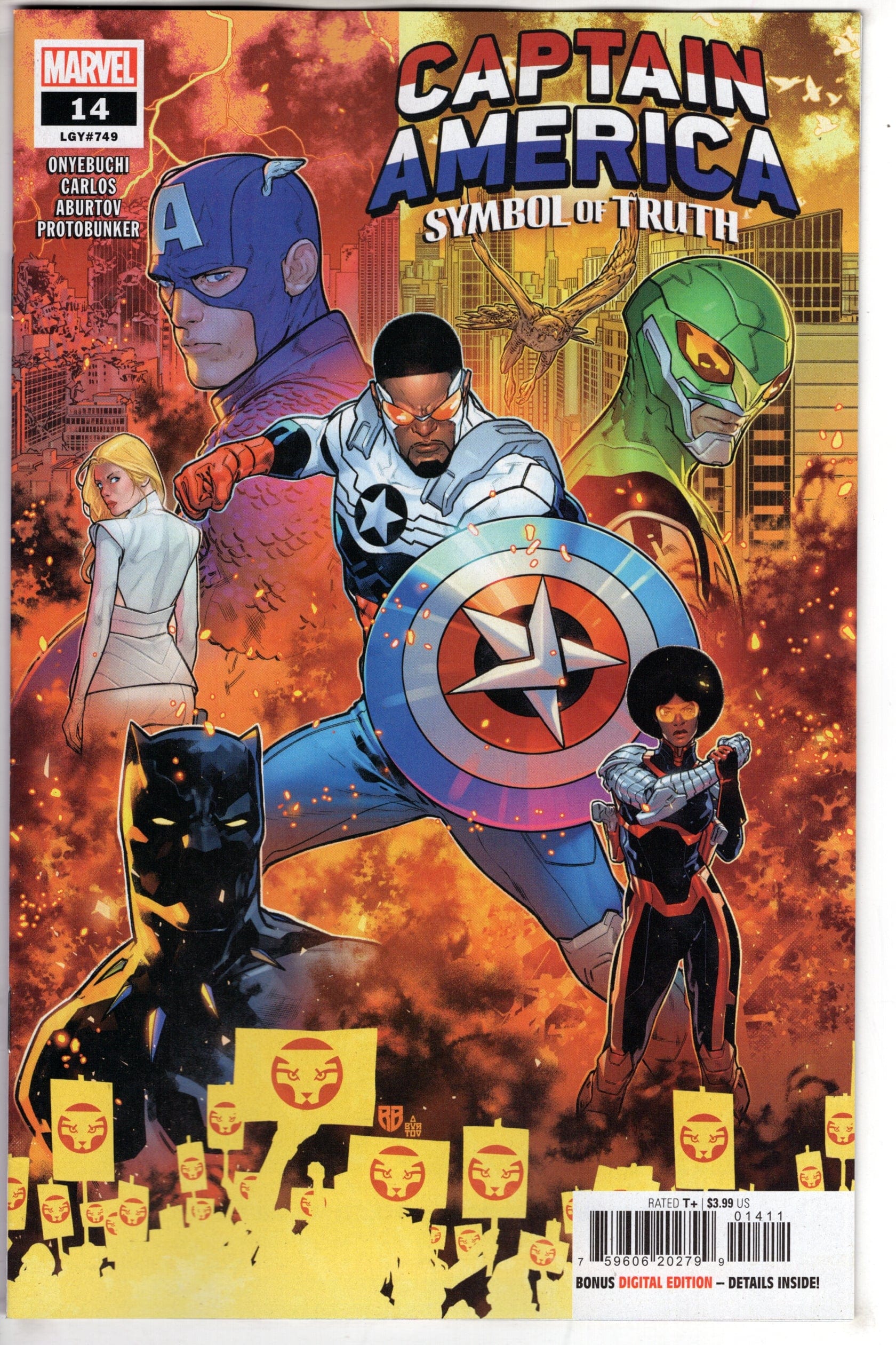 MARVEL PRH COMIC BOOK CAPTAIN AMERICA SYMBOL OF TRUTH #14