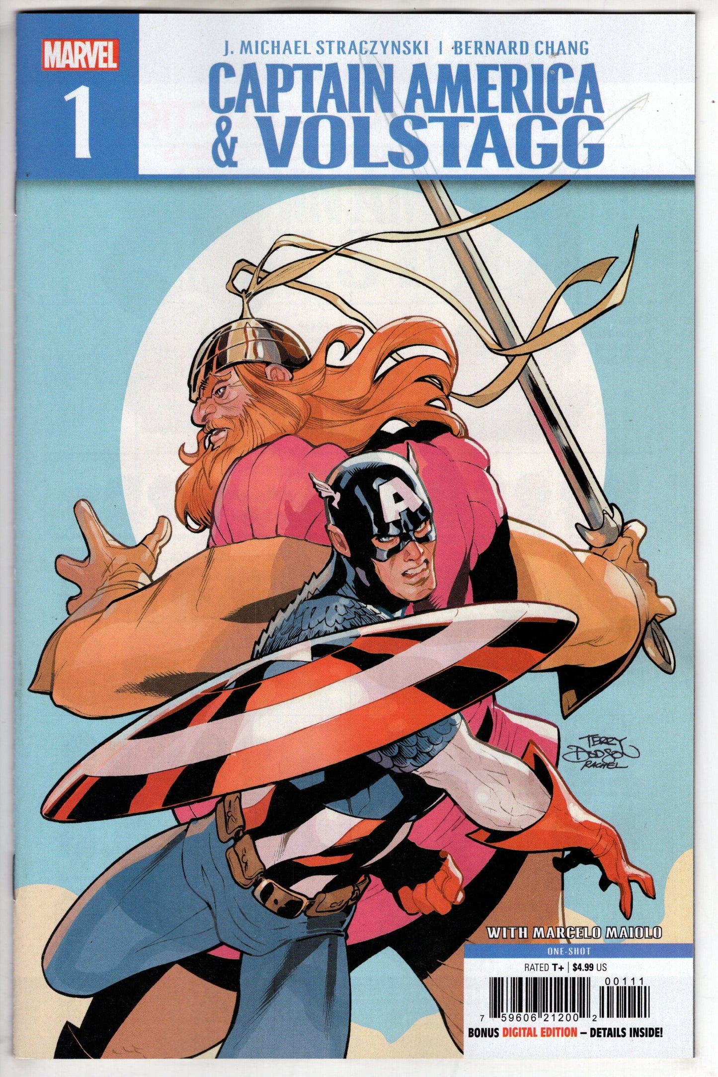 MARVEL PRH COMIC BOOK CAPTAIN AMERICA & VOLSTAGG #1