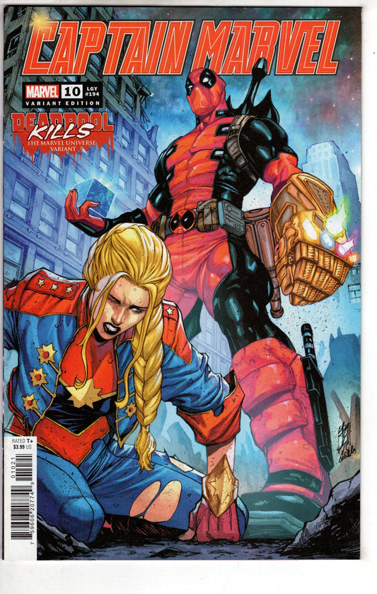 MARVEL PRH COMIC BOOK CAPTAIN MARVEL #10 DEADPOOL KILLS MARVEL UNIVERSE VAR