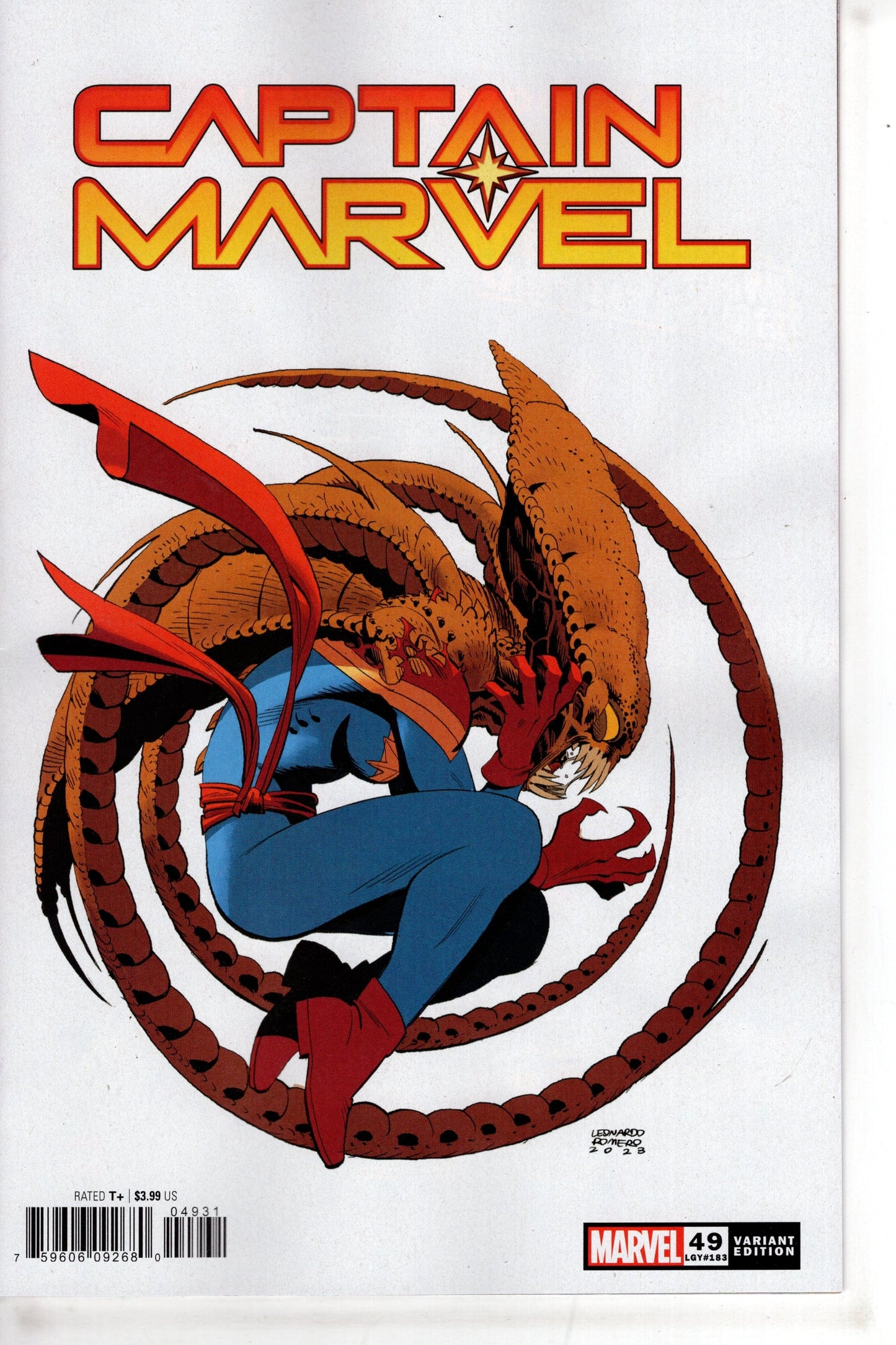 MARVEL PRH COMIC BOOK CAPTAIN MARVEL #49 ROMERO VAR