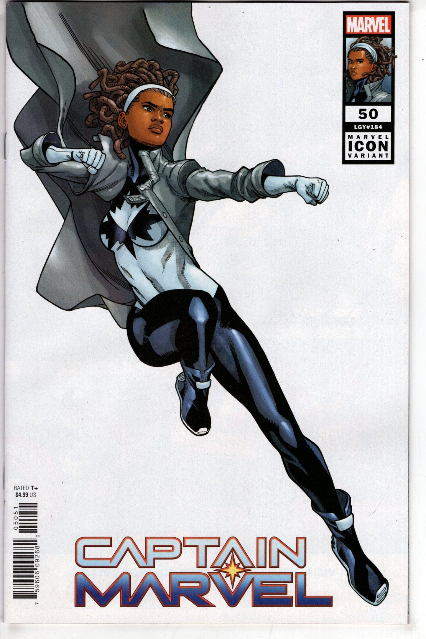 MARVEL PRH COMIC BOOK CAPTAIN MARVEL #50 GARRON MARVEL ICON VAR