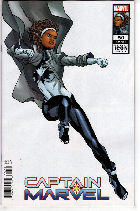 MARVEL PRH COMIC BOOK CAPTAIN MARVEL #50 GARRON MARVEL ICON VAR