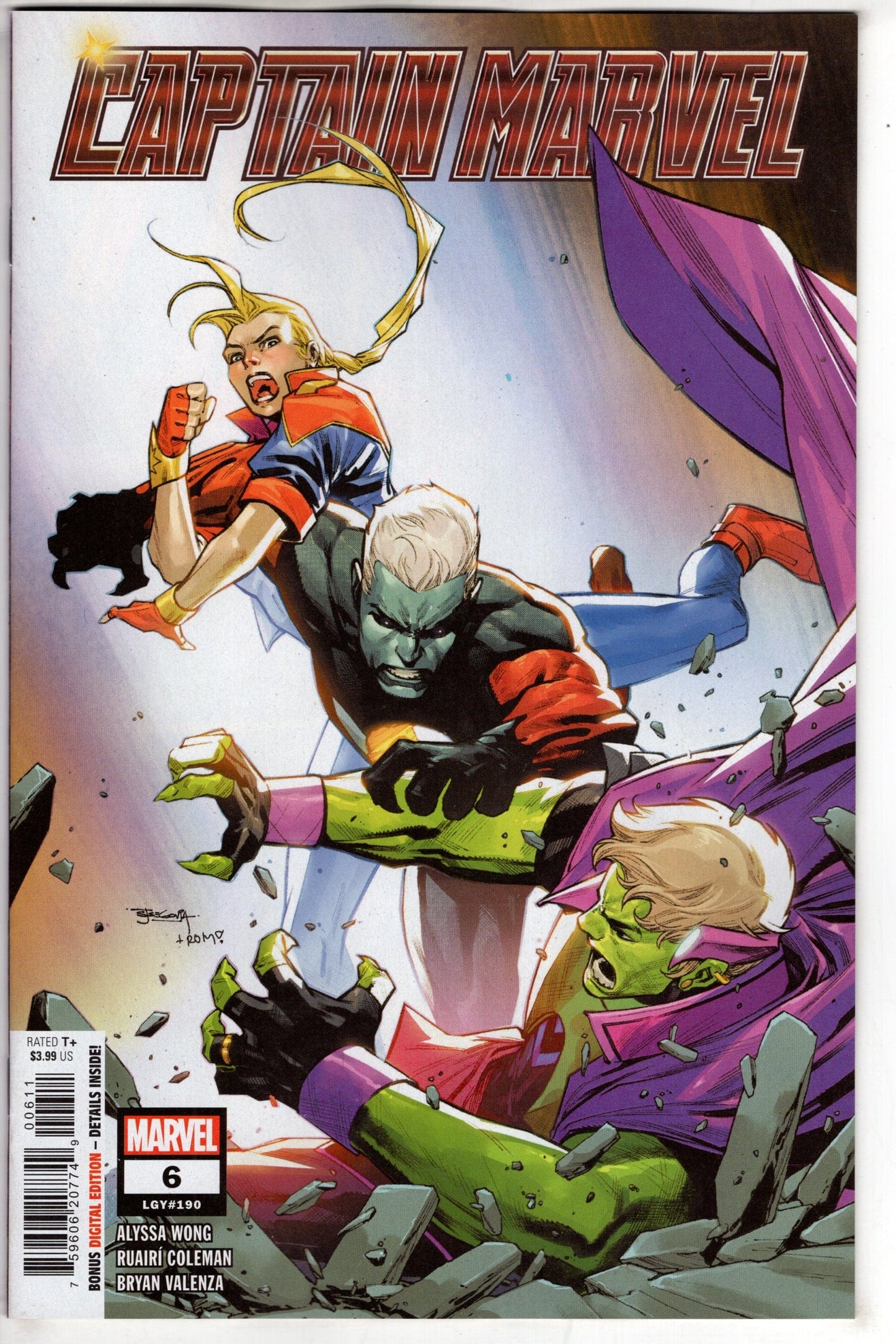 MARVEL PRH COMIC BOOK CAPTAIN MARVEL #6