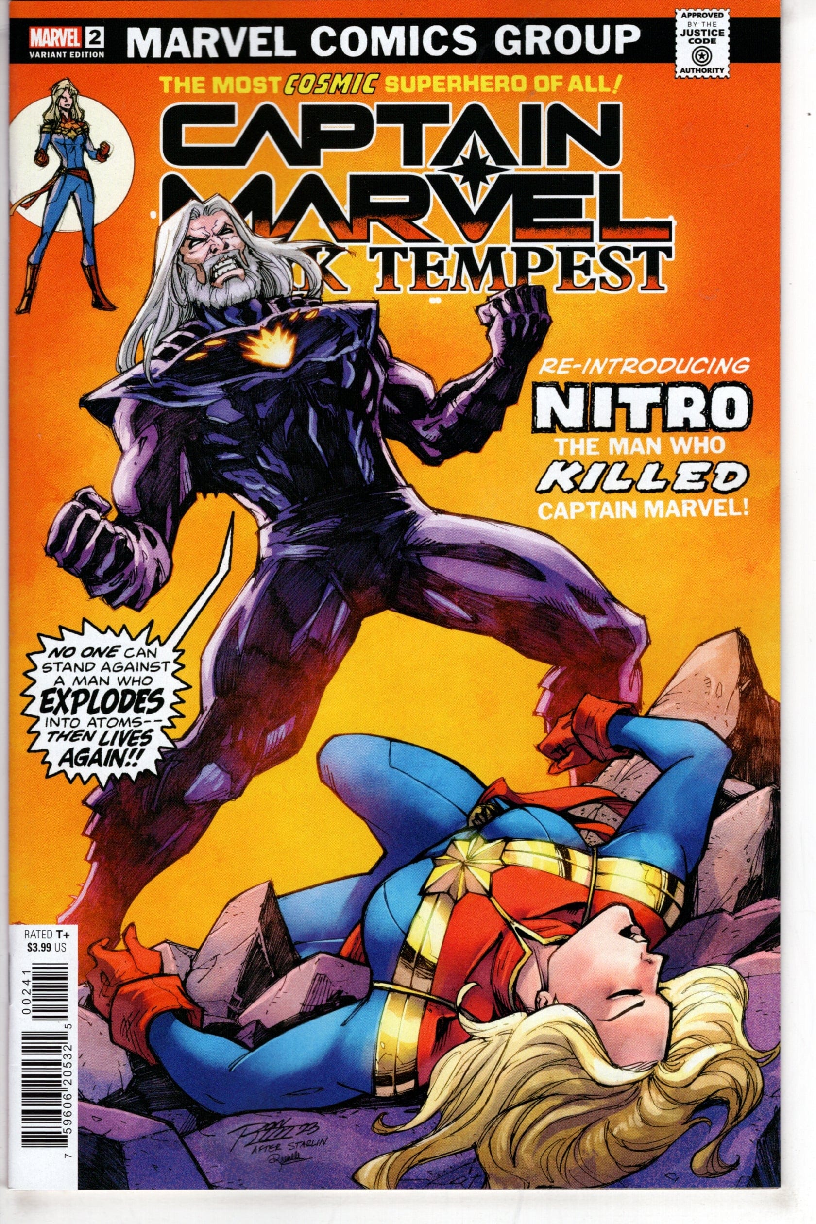 MARVEL PRH COMIC BOOK CAPTAIN MARVEL DARK TEMPEST #2 (OF 5) RON LIM VAR