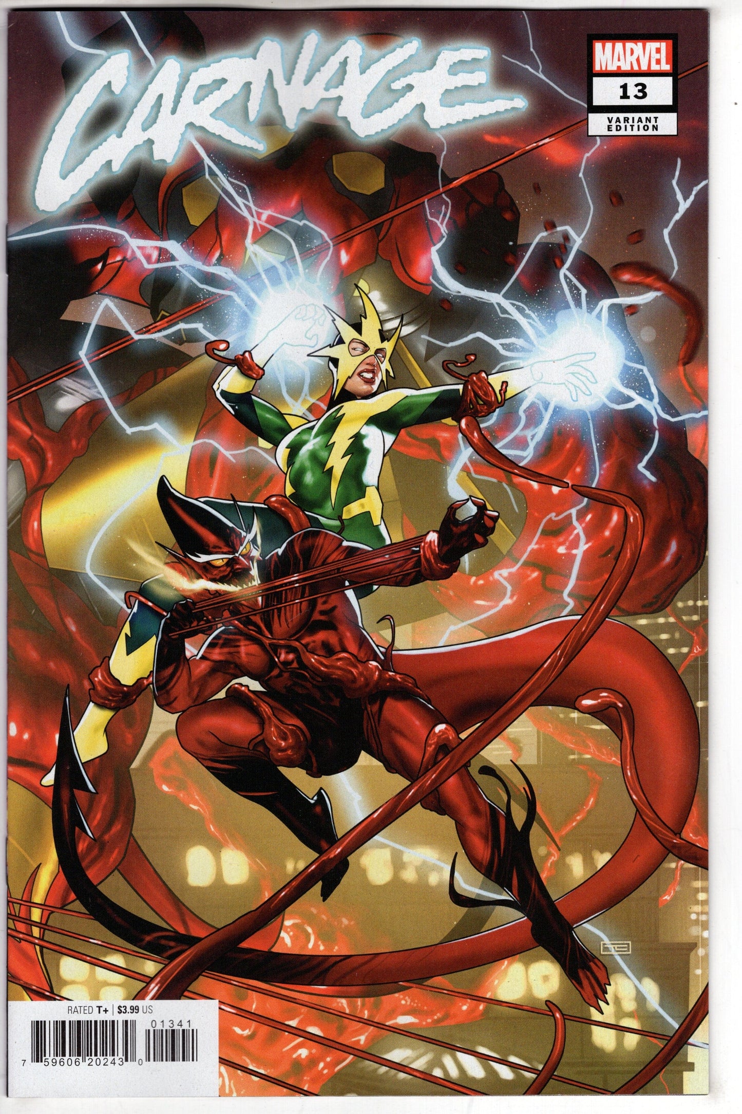 MARVEL PRH COMIC BOOK CARNAGE #13 TAURIN CLARKE CONNECTING VAR