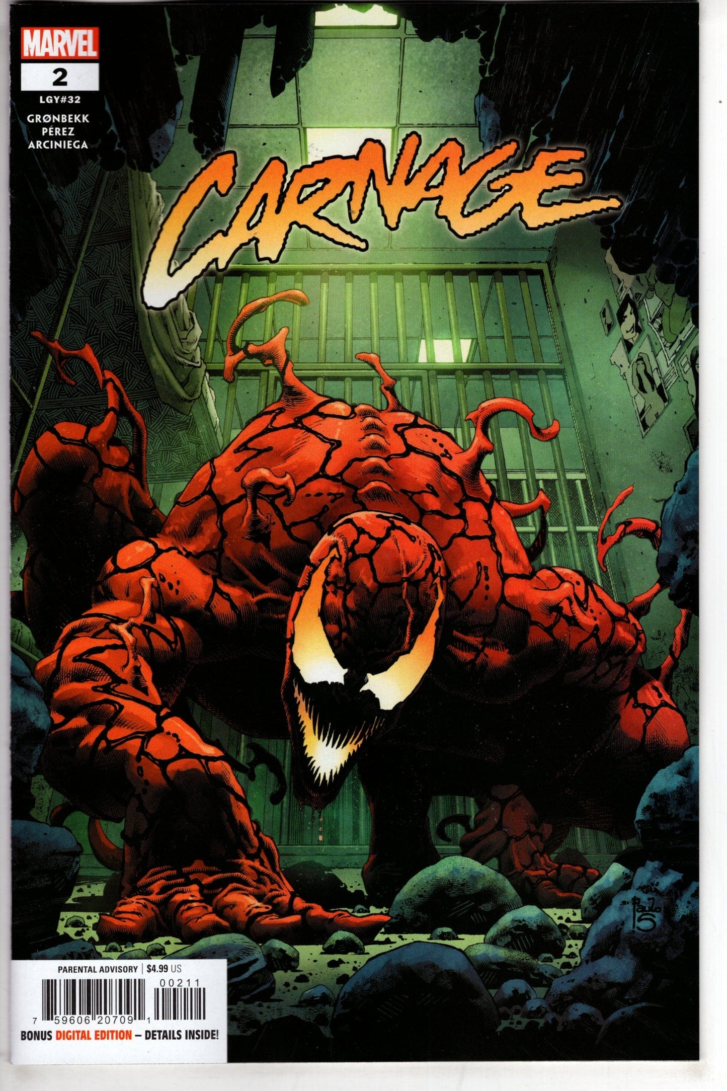 MARVEL PRH COMIC BOOK CARNAGE #2