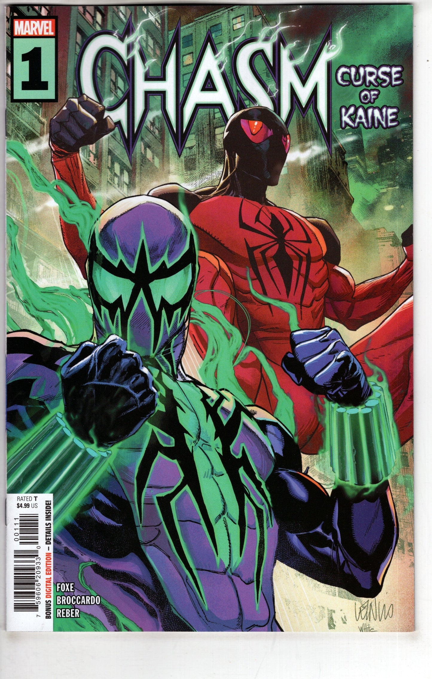 MARVEL PRH COMIC BOOK CHASM CURSE OF KAINE #1 (OF 4)