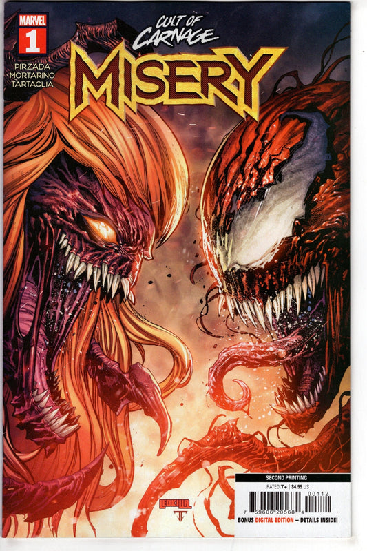 MARVEL PRH COMIC BOOK CULT OF CARNAGE MISERY #1 (OF 5) 2ND PTG KEN LASHLEY VAR