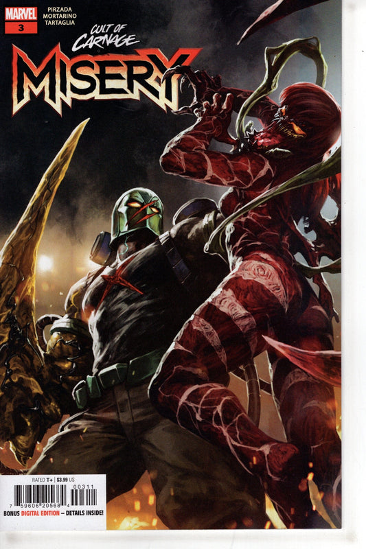 MARVEL PRH COMIC BOOK CULT OF CARNAGE MISERY #3 (OF 5)