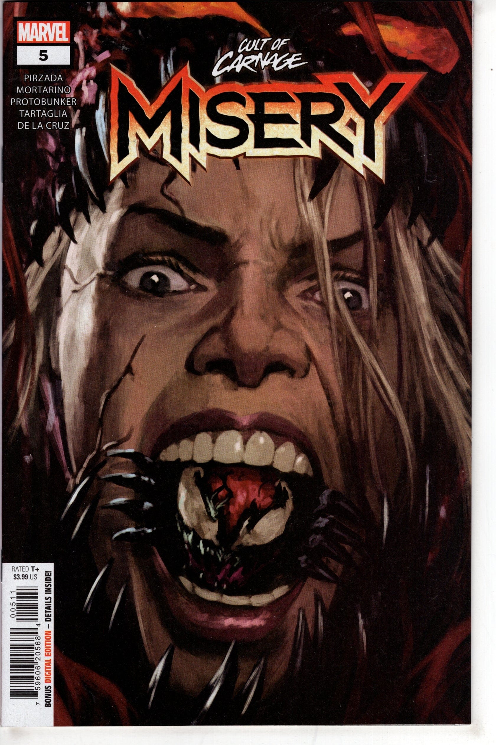 MARVEL PRH COMIC BOOK CULT OF CARNAGE MISERY #5 (OF 5)